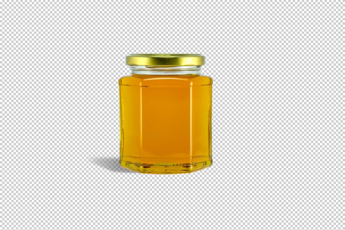蜂蜜罐模型样机Honey – Jar mockup