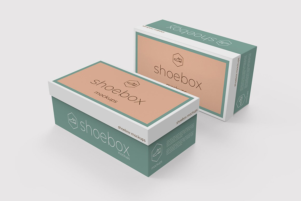 鞋盒模型-8视图 shoe_box_mockup_8_views