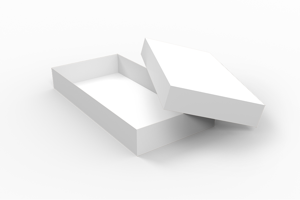 小矩形盒和盖样机small_rectangular_box_lid_mockup