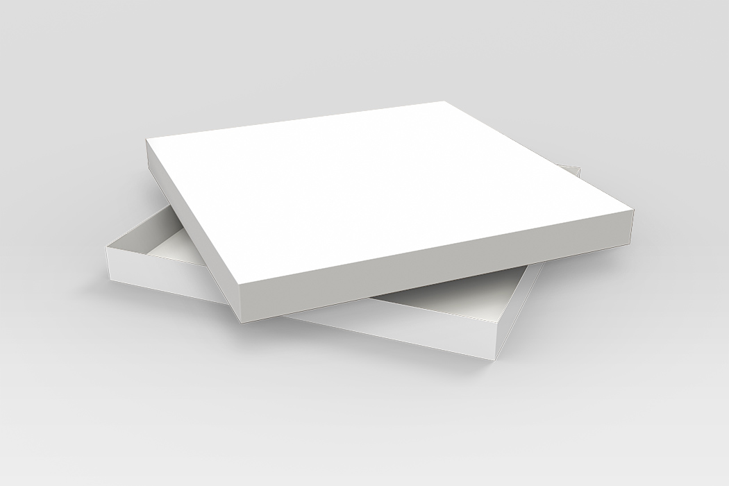 大型方形纸箱和盖包装样机 Large_Square_Paper_Box_and_Lid_Packaging_Mockup