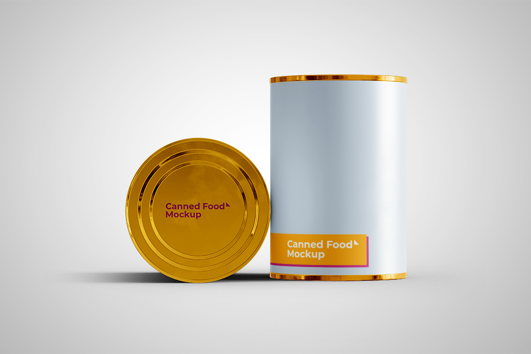 罐头食品模型-Canned food mockup