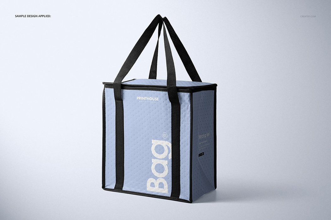 Download 保温冰袋样机套装-Insulated Cooler Bag Mockup Set-班族客站
