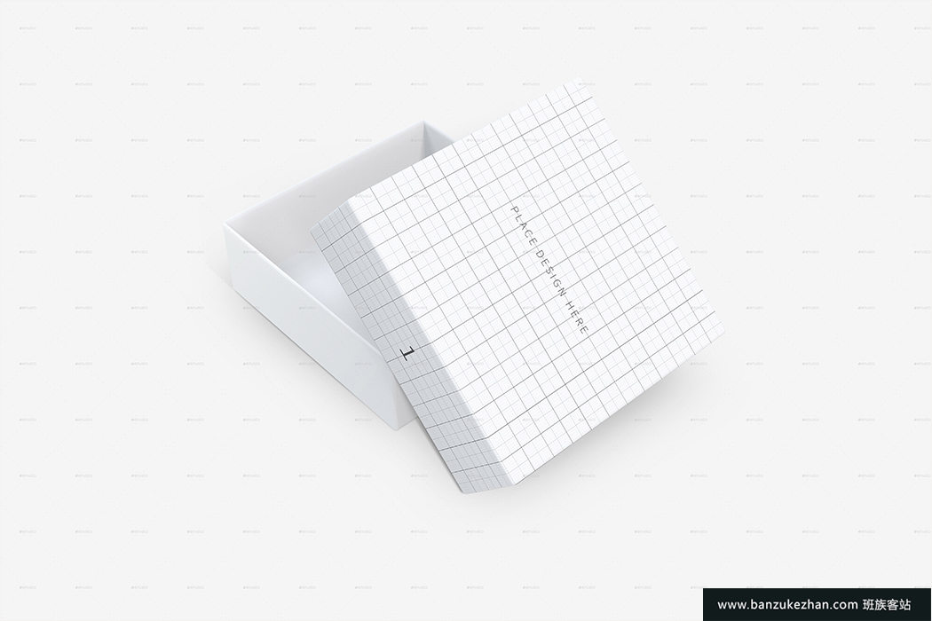 精美方盒包装模型样机-Square_Box_Packaging_Mockups